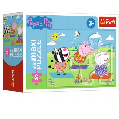 21124 TREFL MINI MAXI PUZZLE SUPER ŚWINKA PEPPA 20 EL