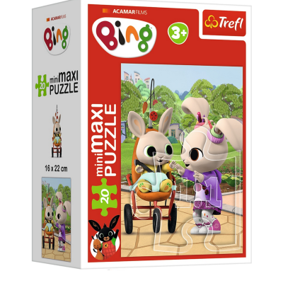 21131 TREFL MINI MAXI PUZZLE KRÓLICZEK BING 20 EL