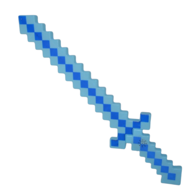 471640 MIECZ DIAMENTOWY PIXEL ŚWIATŁO DŹWIĘK RÓŻNE KOLORY 60CM