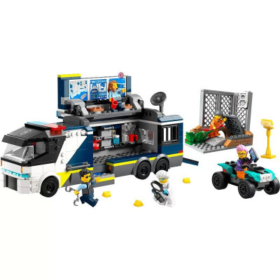 60418 LEGO CITY POLICYJNA CIĘŻARÓWA Z LABORATORIUM KRYMINALNYM