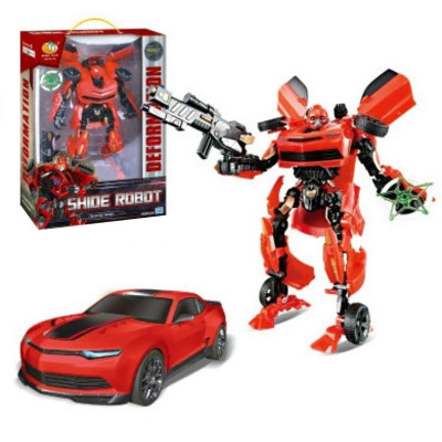 476643 ROBOT TRANSFORMUJĄCY POJAZD SAMOCHÓD 2 KOLORY