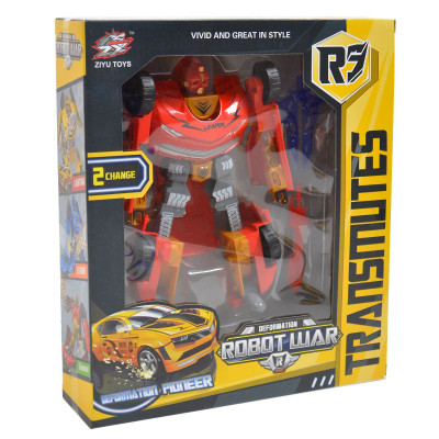 756733 ROBOT TRANSFORMUJĄCY POJAZD SAMOCHÓD 2 KOLORY