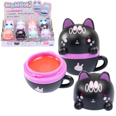 485403 MOMOMI BŁYSZCZYK BALSAM DO UST KOTEK RÓŻNE KOLORY
