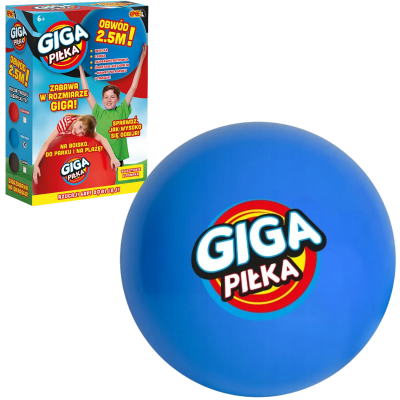 603982 WIELKA GIGA PIŁKA 2,5M OBWODU NIEBIESKA EPEE