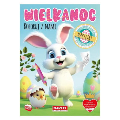 668989 KOLOROWANKA WIELKANOC KOLORUJ Z NAMI ZAJĄCZEK PISANKA