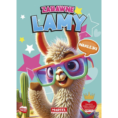 900522 KOLOROWANKA ZABAWNE LAMY + NAKLEJKI