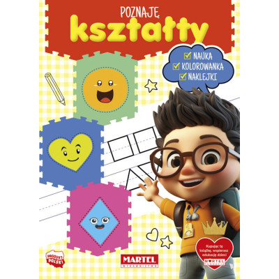 668699 KSIĄŻECZKA POZNAJĘ KSZTAŁTY Z NAKLEJKAMI