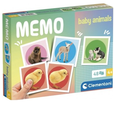 183159 GRA PAMIĘCIOWA MEMO MEMORY ZWIERZĄTKA CLEMENTONI