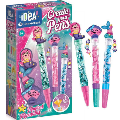 181599 CLEMENTONI CREA IDEA MINI FABRYKA DŁUGOPISÓW SYRENKI