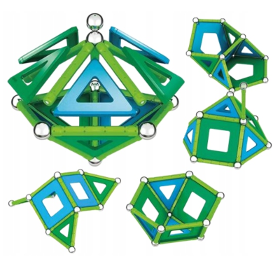380452 KLOCKI MAGNETYCZNE MAGNETIC 65 ELEMENTÓW