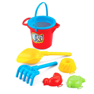 900222 MAŁY KOMPLET DO PIASKU DOROTKA WIADERKO SITKO RÓŻNE KOLORY