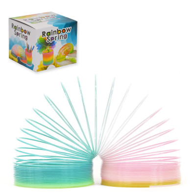 962919 SPRĘŻYNA TĘCZOWA ROZCIĄGANA KOLOROWA 7CMX7CM