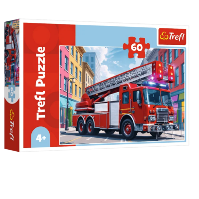17405 TREFL PUZZLE WÓZ STRAŻACKI STRAŻ POŻARNA 60 EL