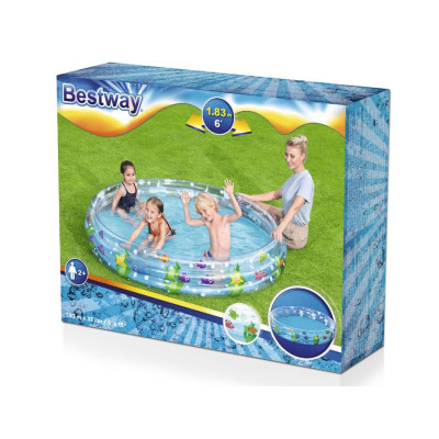BESTWAY 51005 BASEN DMUCHANY 183 CM 3 PIERŚCIENIE