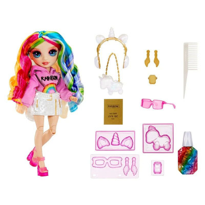 121411 LALKA RAINBOW HIGH CREATIVE CRYSTALS AMAYA RAINE