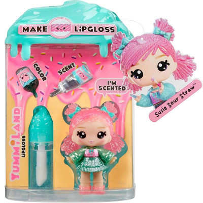 525479 YUMMILAND LIPGLOSS SUSIE SOUR STRAW LALKA Z BŁYSZCZYKIEM