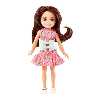 HKD90 BARBIE LALKA CHELSEA W RÓŻOWEJ SUKIENCE Z GORSETEM