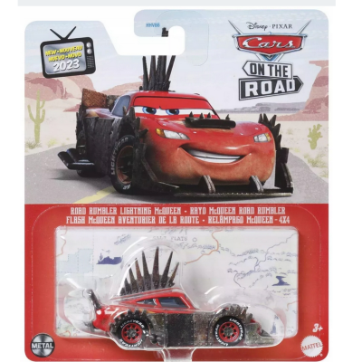 HKY40 AUTA CARS 3 POJAZD ROAD RUMBLER WOJOWNIK SZOS ZYGZAK MCQUEEN MATTEL