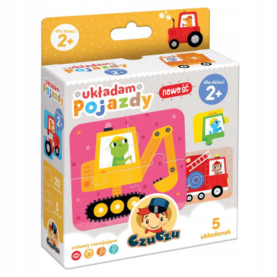 490890 CZUCZU UKŁADANKA POJAZDY