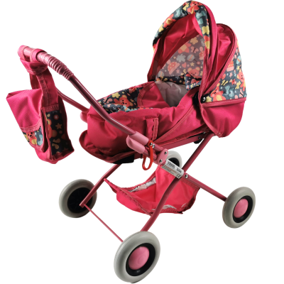 414049 WÓZEK DLA LALEK Z NOSIDEŁKIEM ZUZIA SKŁADANY RÓŻNE KOLORY