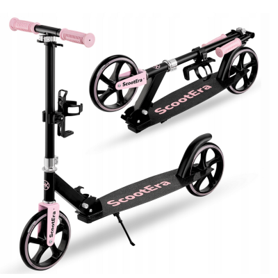 852856 HULAJNOGA 2 KOŁOWA METALOWA RÓŻOWA