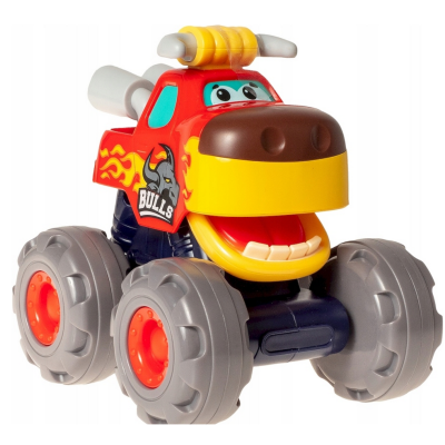 843588 AUTO SAMOCHÓD MONSTER TRUCK POJAZD ZABAWKA NAPĘD 1+ SMILY PLAY