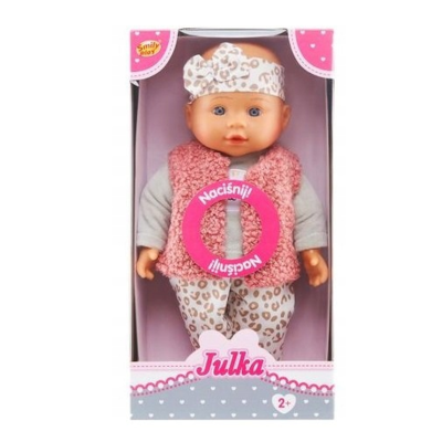 843748 LALKA JULKA BOBAS INTERAKTYWNA MÓWI ŚPIEWA PO POLSKU SMILY PLAY