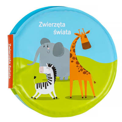 839758 MIĘKKA KSIĄŻECZKA DO KĄPIELI ZWIERZĘTA ŚWIATA SMILY PLAY