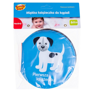 839741 MIĘKKA KSIĄŻECZKA DO KĄPIELI ZWIERZĘTA SMILY PLAY