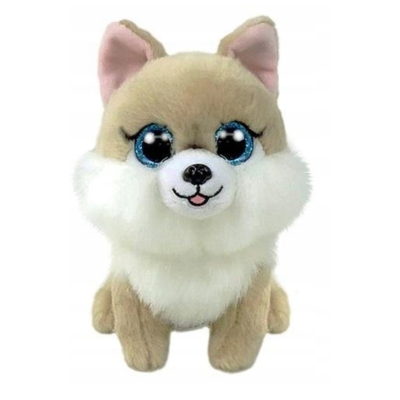 365715 MASKOTKA PLUSZAK PIESEK HONEYCOMB TY BEANIE BOOS 15CM
