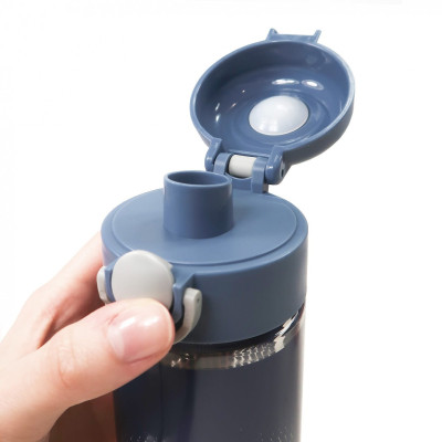 103409 BIDON BUTELKA 600ML BACKUP BPA FREE GRANATOWY