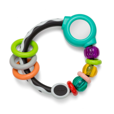 051510 GRZECHOTKA KRĄŻEK Z LUSTERKIEM GRYZAK INFANTINO