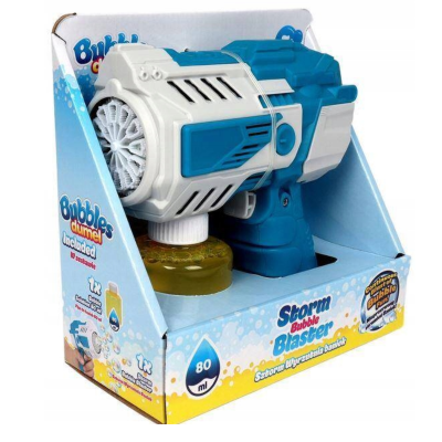 0030039 PISTOLET NA BAŃKI MYDLANE SZTORM WYRZUTNIA BUBBLE DUMEL