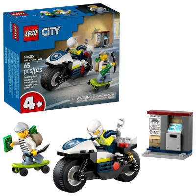 60455 LEGO CITY POŚCIG NA MOTOCYKLU POLICYJNYM