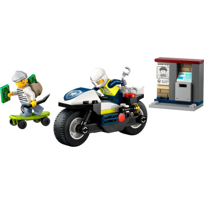 60455 LEGO CITY POŚCIG NA MOTOCYKLU POLICYJNYM