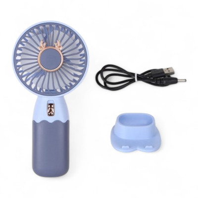 014409 MINI WIATRACZEK PRZENOŚNY WIATRAK USB RÓŻNE KOLORY