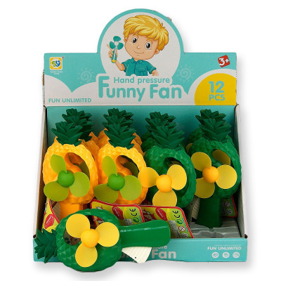 807257 WIATRACZEK WIATRAK RĘCZNY ANANAS 2 KOLORY
