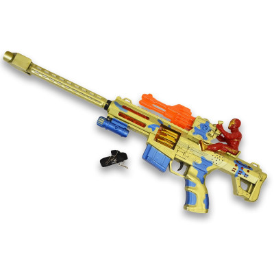 018430 KARABIN Z SUPERBOHATEREM 60 CM ŚWIATŁO DŹWIĘK