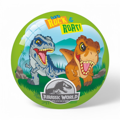 132893 PIŁKA GUMOWA DINOZAURY JURASSIC WORLD 23CM