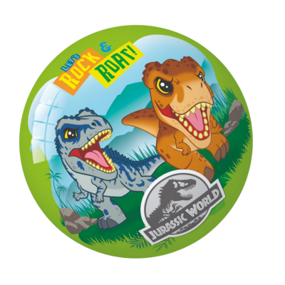 132893 PIŁKA GUMOWA DINOZAURY JURASSIC WORLD 23CM