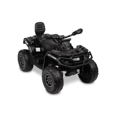322166 OUTLANDER POJAZD TERENOWY QUAD NA AKUMULATOR NAPĘD 4X4 MOCNY 200W CZARNY