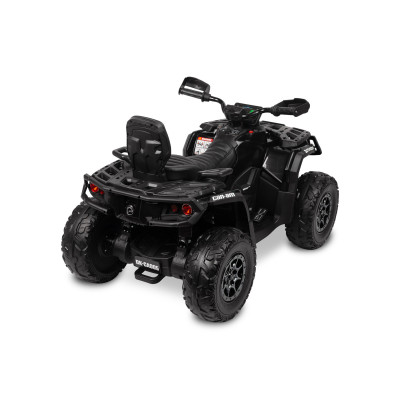 322166 OUTLANDER POJAZD TERENOWY QUAD NA AKUMULATOR NAPĘD 4X4 MOCNY 200W CZARNY