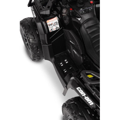 322166 OUTLANDER POJAZD TERENOWY QUAD NA AKUMULATOR NAPĘD 4X4 MOCNY 200W CZARNY