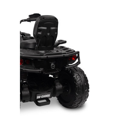 322166 OUTLANDER POJAZD TERENOWY QUAD NA AKUMULATOR NAPĘD 4X4 MOCNY 200W CZARNY