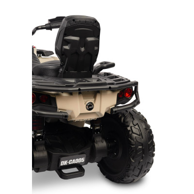 322197 OUTLANDER POJAZD TERENOWY QUAD NA AKUMULATOR NAPĘD 4X4 MOCNY 200W KHAKI
