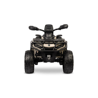 322197 OUTLANDER POJAZD TERENOWY QUAD NA AKUMULATOR NAPĘD 4X4 MOCNY 200W KHAKI