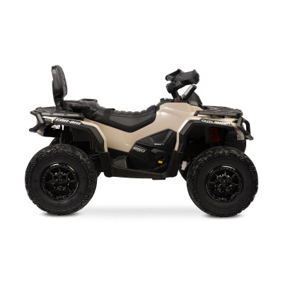 322197 OUTLANDER POJAZD TERENOWY QUAD NA AKUMULATOR NAPĘD 4X4 MOCNY 200W KHAKI