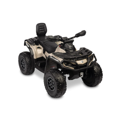 322197 OUTLANDER POJAZD TERENOWY QUAD NA AKUMULATOR NAPĘD 4X4 MOCNY 200W KHAKI