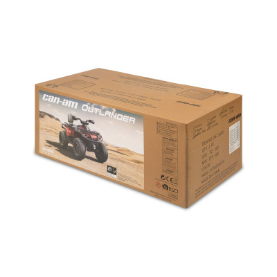 322197 OUTLANDER POJAZD TERENOWY QUAD NA AKUMULATOR NAPĘD 4X4 MOCNY 200W KHAKI