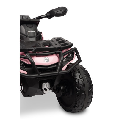 322203 OUTLANDER POJAZD TERENOWY QUAD NA AKUMULATOR 4X4 MOCNY 200W RÓŻOWY